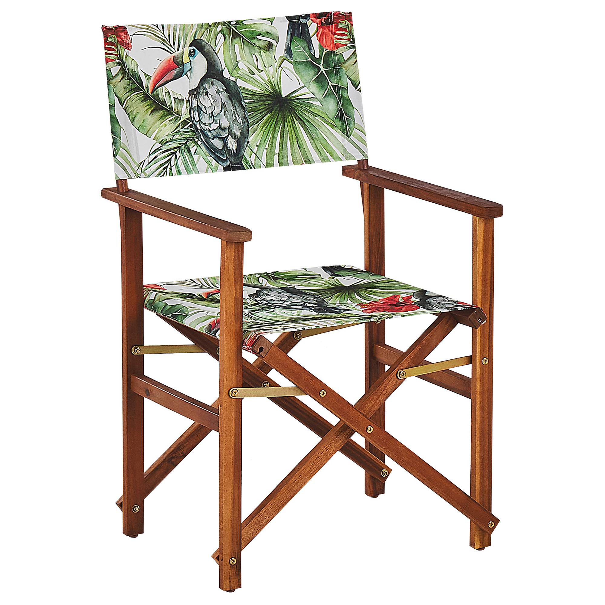 Beliani - Chaise de jardin Tissu Vert CINE - Beliani - Image 4