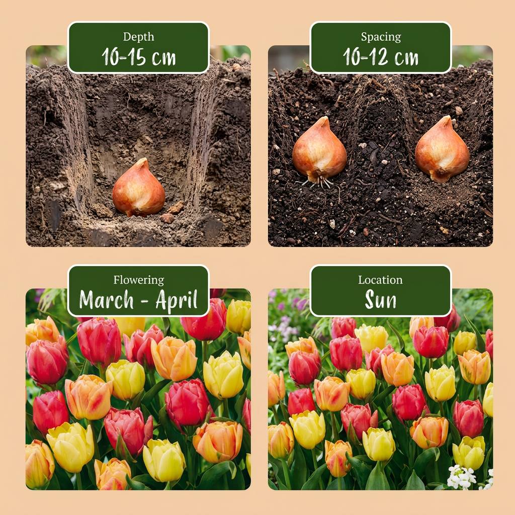 La Green Touch - Tulipe en mélange Symbiosa - 24 bulbes - Image 4