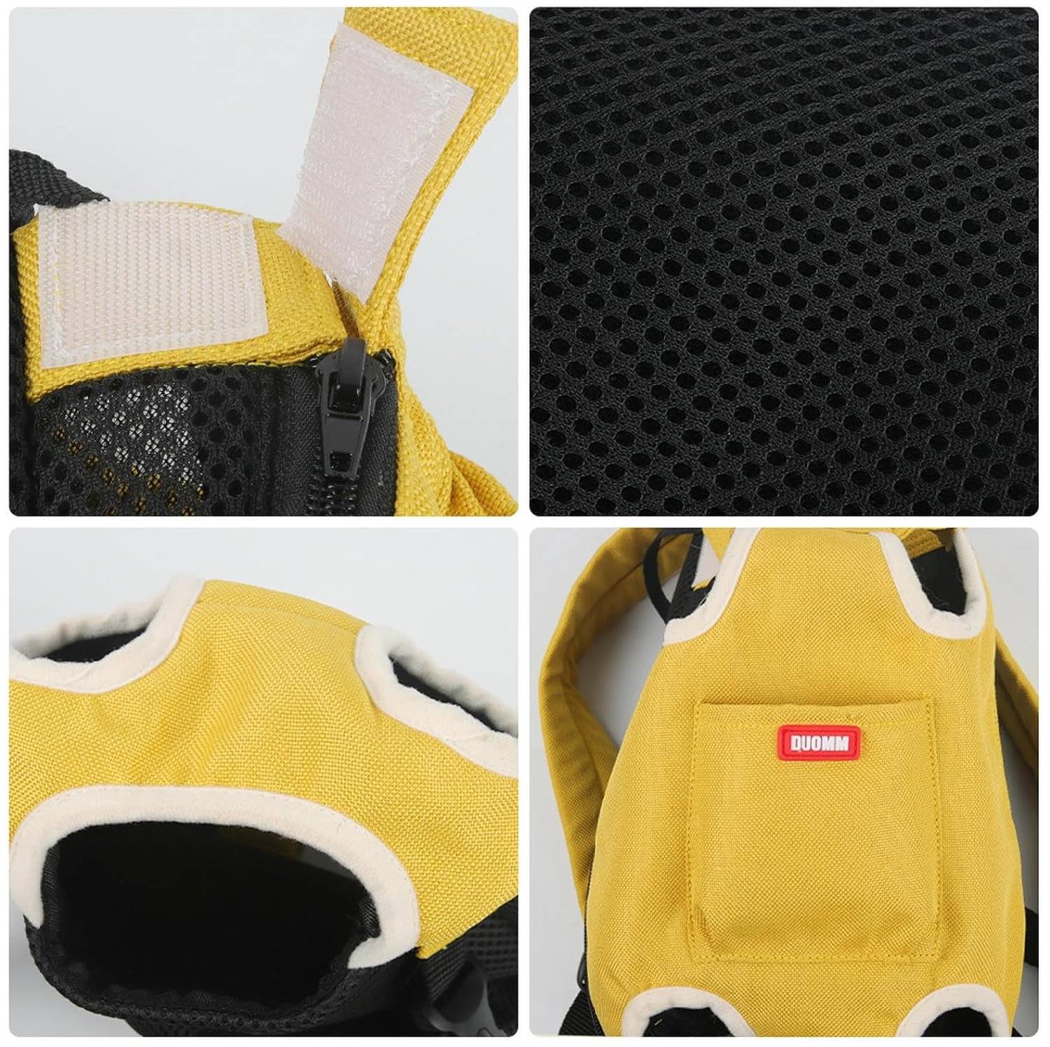 Sac à dos pratique pour chat et chiens jaune taille M utile - Lytech - Image 3