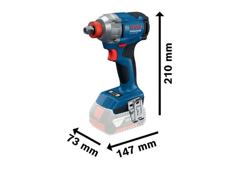Bosch - Clé à chocs sans fil GDX 18V-285 - BOSCH - sans batterie ni chargeur en L-BOXX 136 - 06019N2100 - Image 4