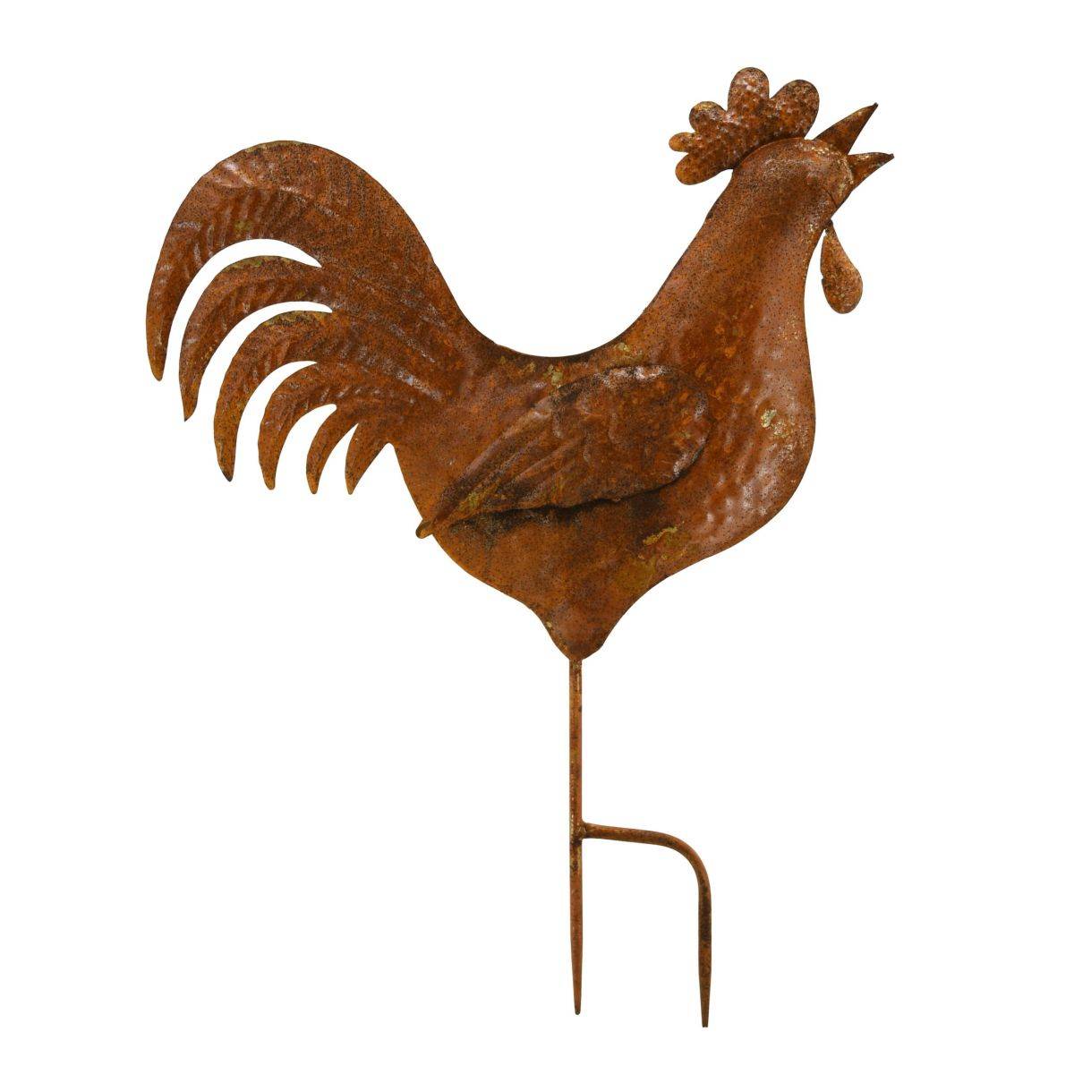 Aubry Gaspard - Coq en métal rouillé - Image 1