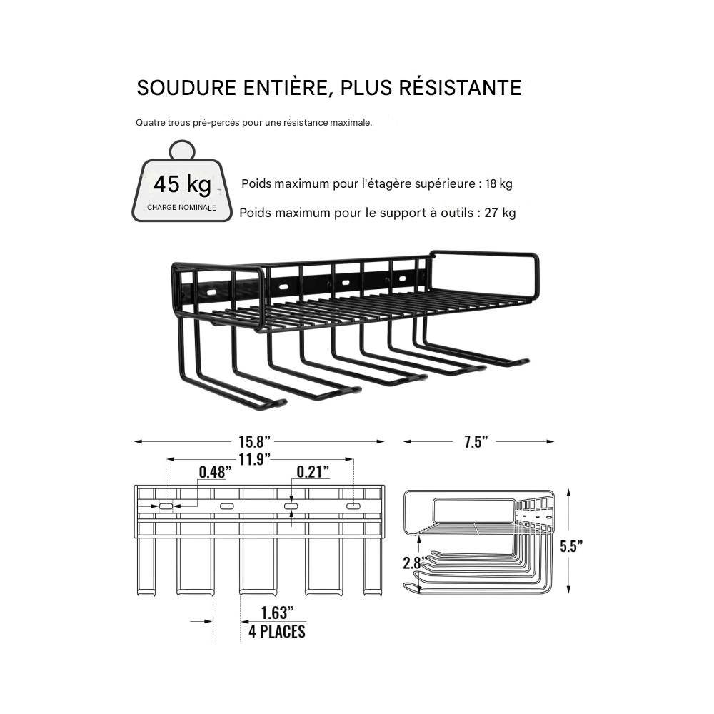 Support de rangement pour outils électriques DtopbuyAge - Image 2