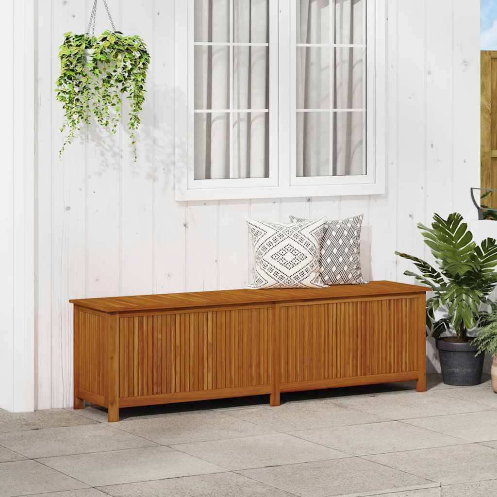 ComfortXL - Coffre de Jardin XXL en Bois d'Acacia Massif 200cm avec Sac de Protection 200x50x58 cm – ComfortXL Outdoor Living