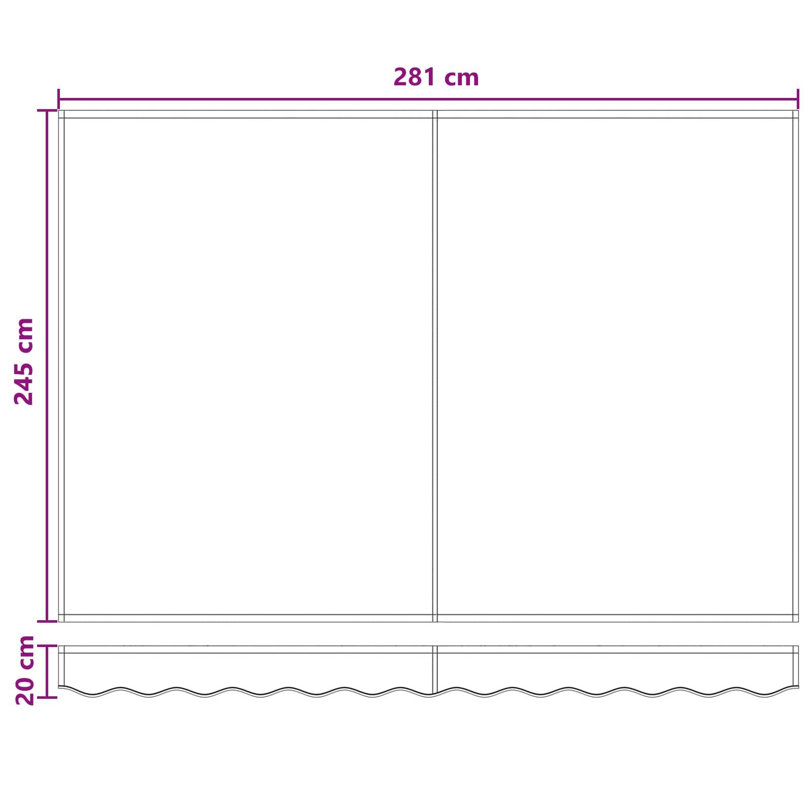 PANGIVO - Auvent aluminium et polyester taupe 300 x 250 cm - PANGIVO - Image 8