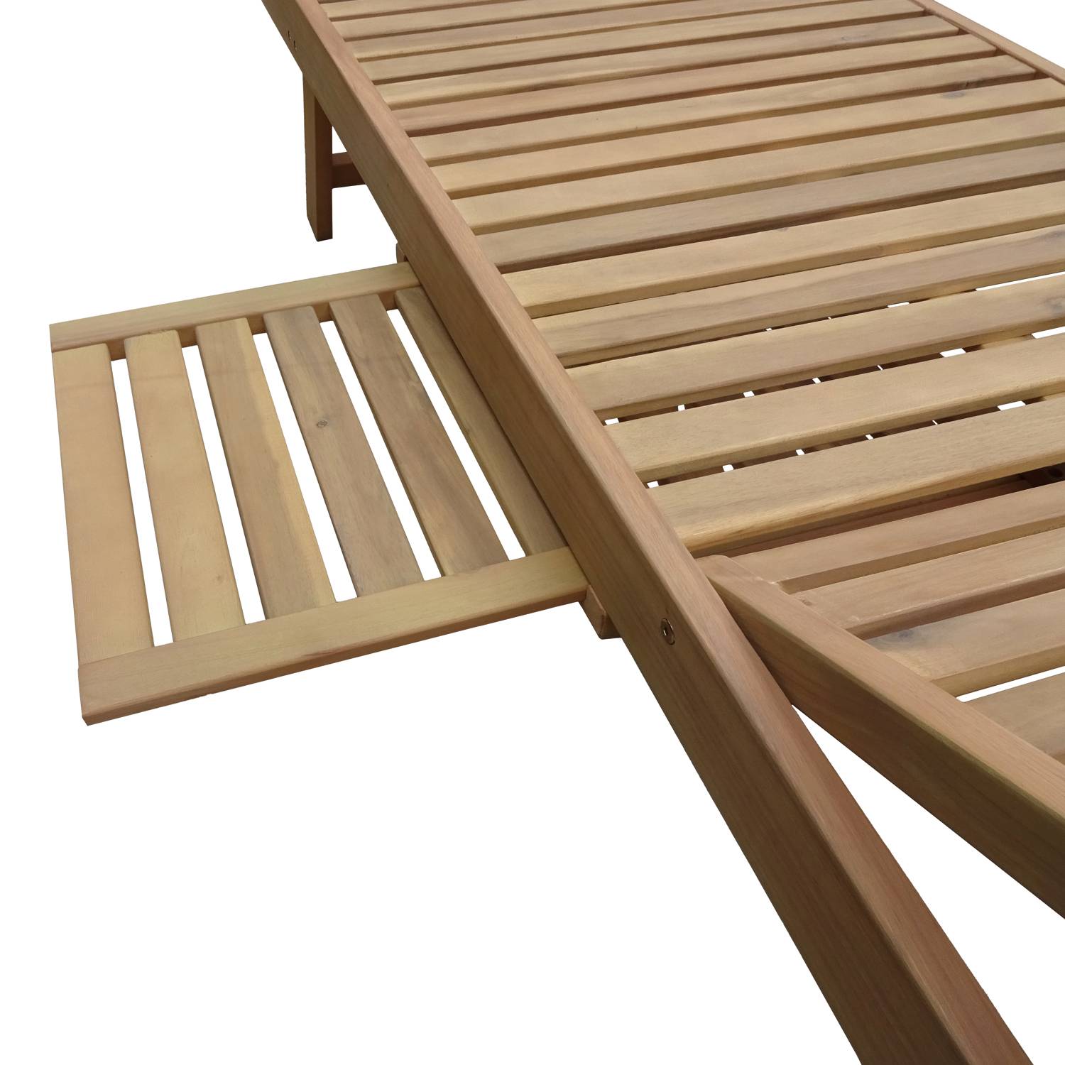 Happy Garden - Bain de soleil pliant en acacia KANAWA - HAPPY GARDEN - Image 6