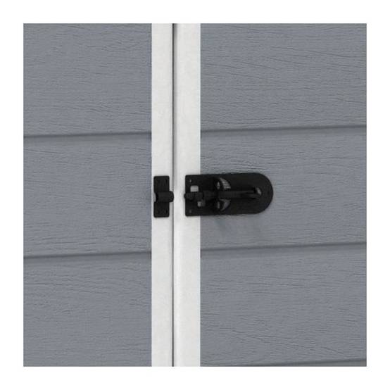 Keter - Abri de jardin 4,4 m² avec plancher KETER en résine Premium 86 Gris - Image 3