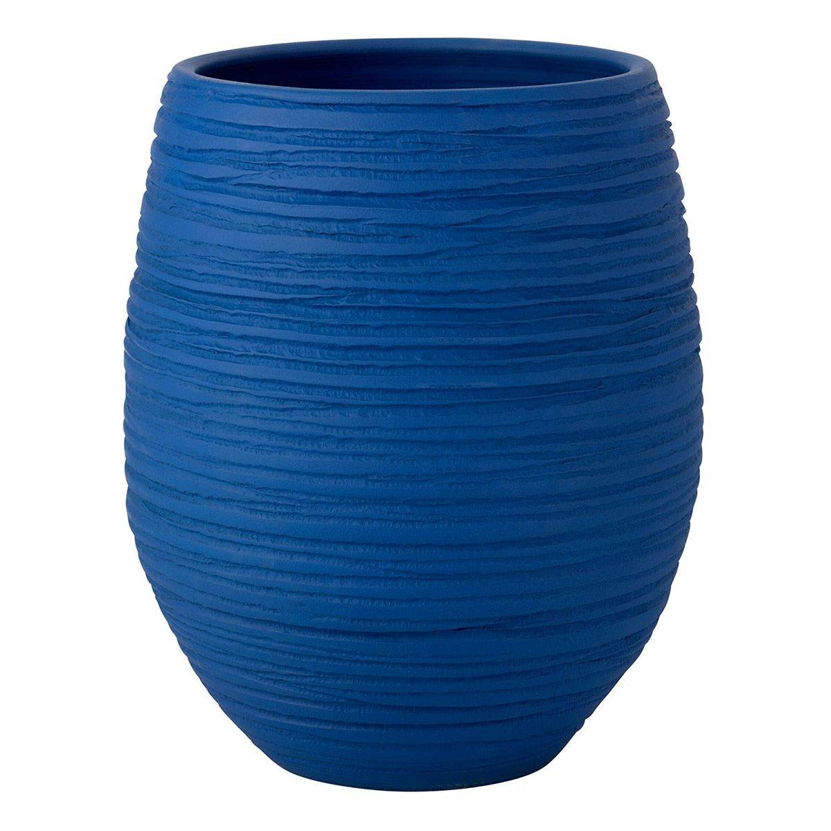 Cache-Pot en Céramique "Fiesta" 60cm Bleu - Image 1