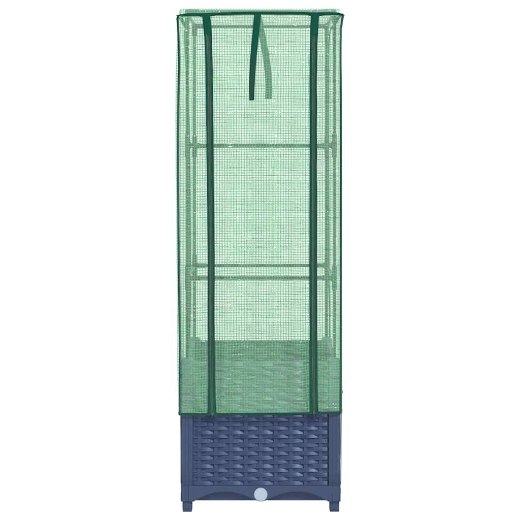 Prolenta Premium - Jardinière polypropylène gris  40 x 40 x 38 cm  - Prolenta premium p332.7 - Image 4