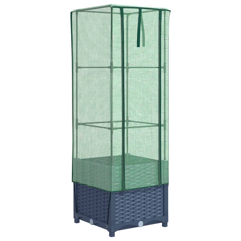 Prolenta Premium - Jardinière polypropylène gris  40 x 40 x 38 cm  - Prolenta premium p332.7 - Image 1