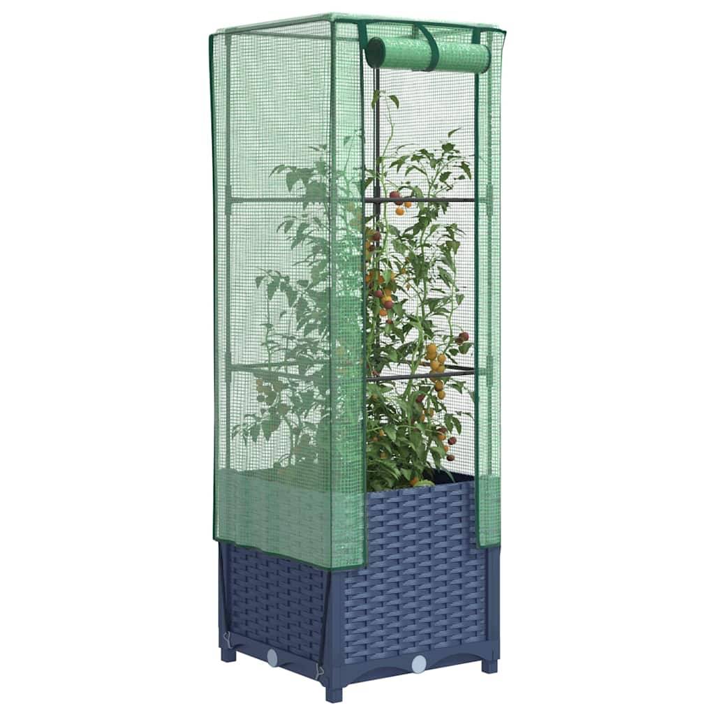 Prolenta Premium - Jardinière polypropylène gris 40 x 40 x 38 cm - Prolenta premium p332.7 - Image 2