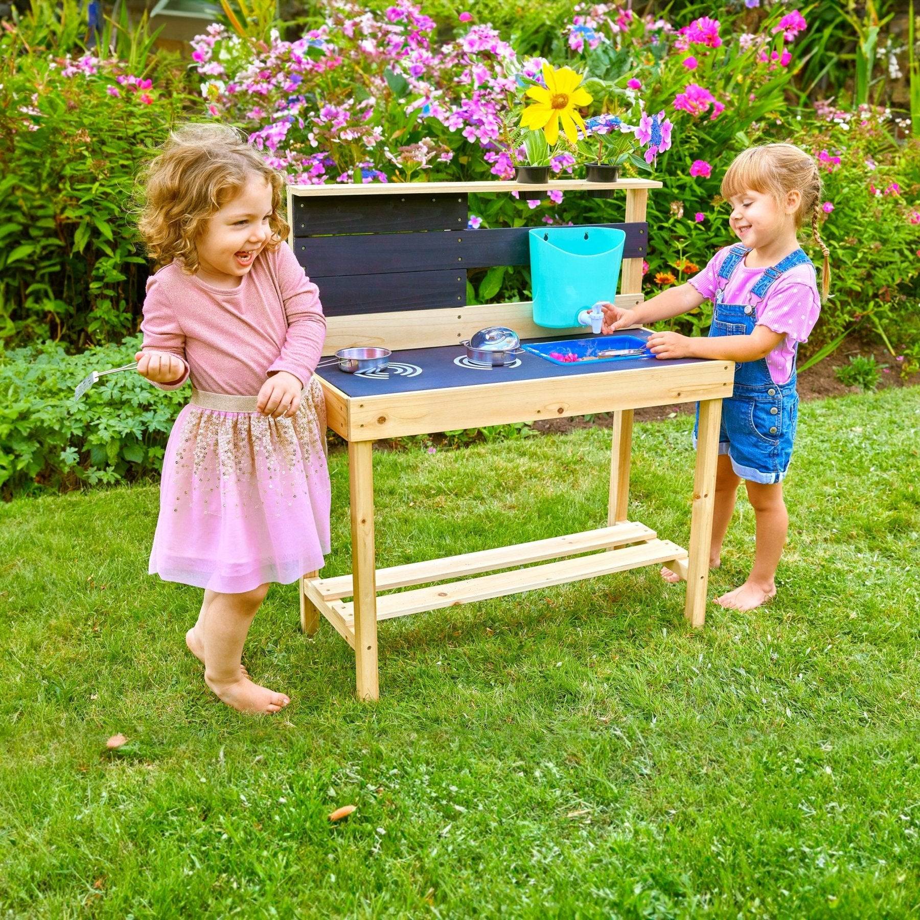 Tp Toys - Cuisine d'extérieur pour enfant LITTLE CHEF bois FSC® - Image 1