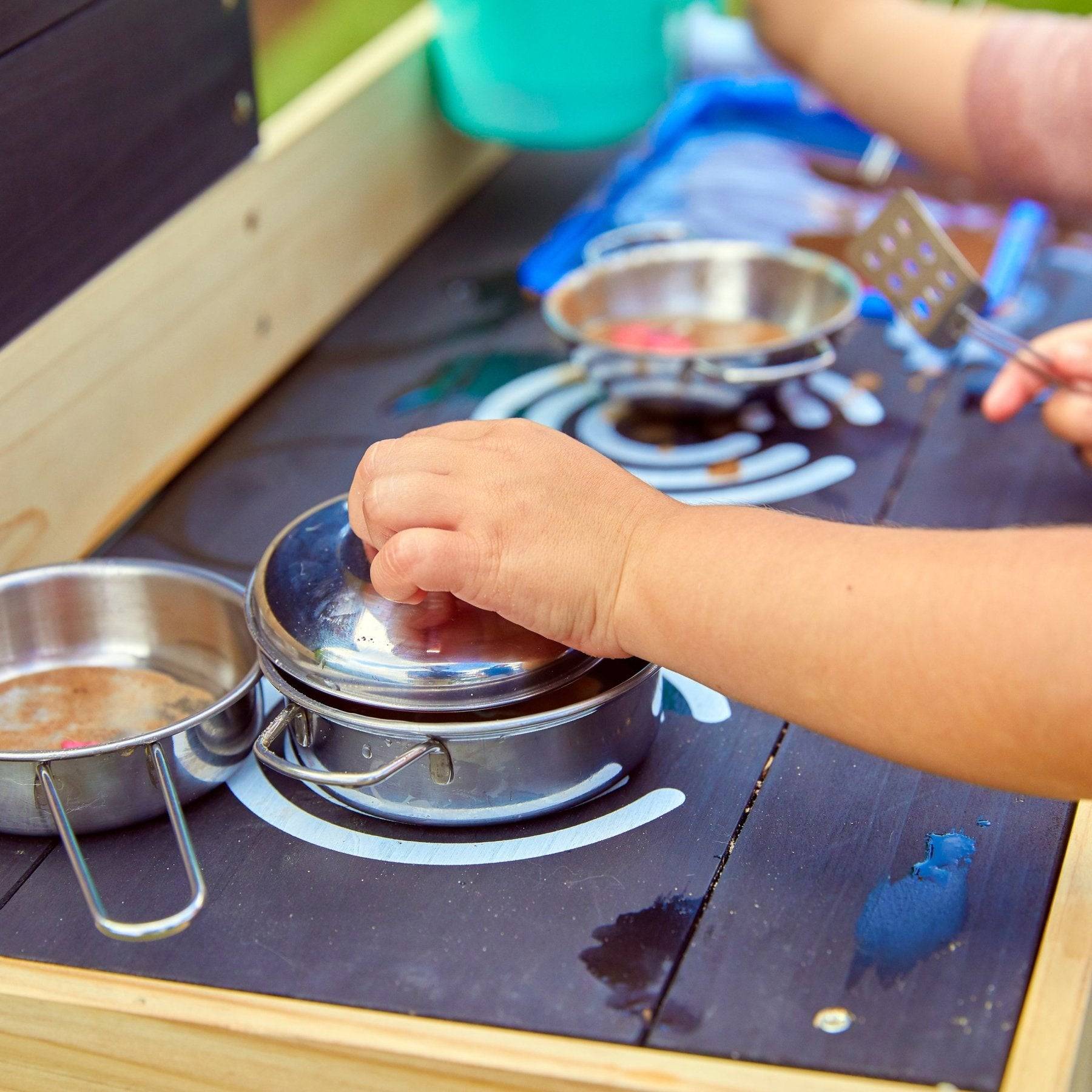 Tp Toys - Cuisine d'extérieur pour enfant LITTLE CHEF bois FSC® - Image 4