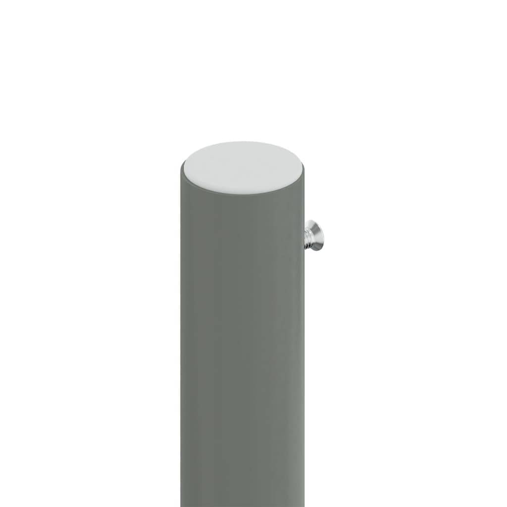 Helloshop26 - Auvent paravent store brise-vue latéral rétractable de patio jardin terrasse balcon protection visuelle écran 160 x 600 cm rouge - Image 4