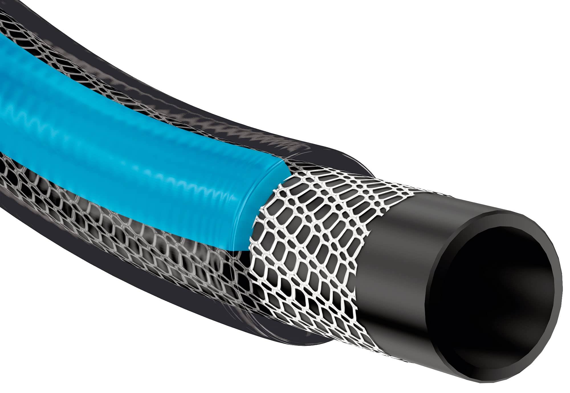 Jardibric - Tuyau Arrosage 5 Couches Jardibric Ø19mm 50m Guipé Tricoté PRO Résistant 30 bar Anti UV Anti Algues Flexible Toutes Saisons - Image 2