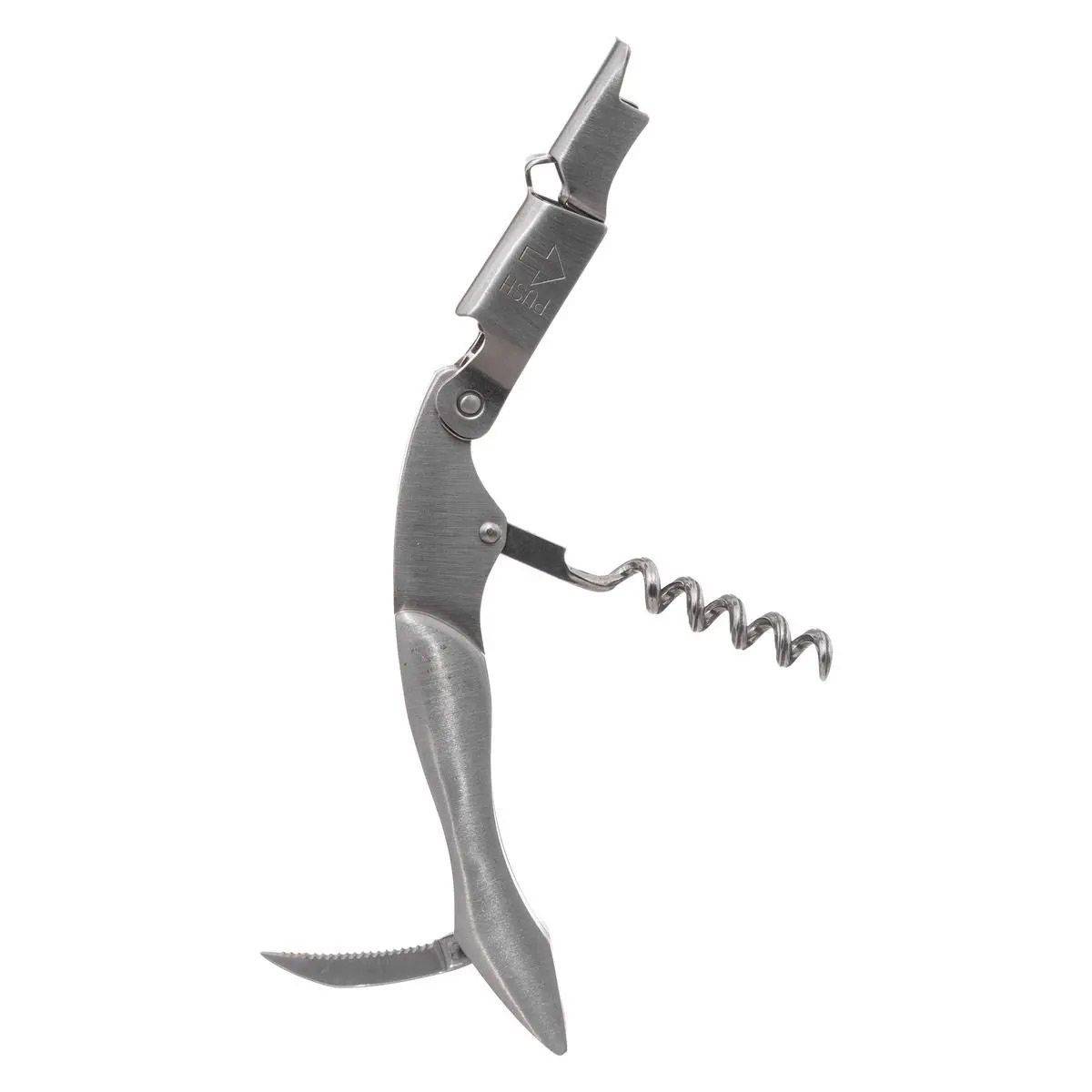 Tire-Bouchon en Inox "Limonadier" 12cm Gris - Image 2
