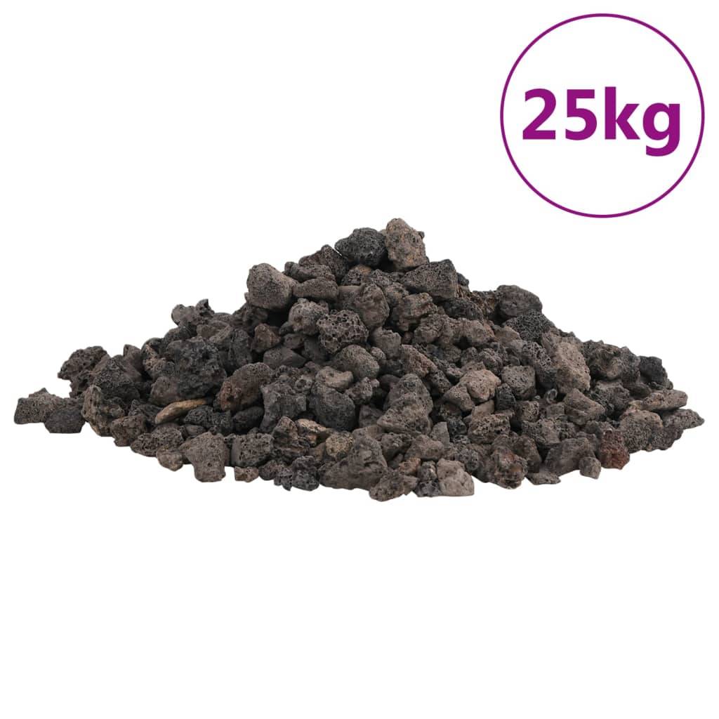 Roches Volcaniques pour Aquarium Jardin Filtration Biologique 25 kg Noir 1-2 cm - ComfortXL Outdoor Living - Image 2