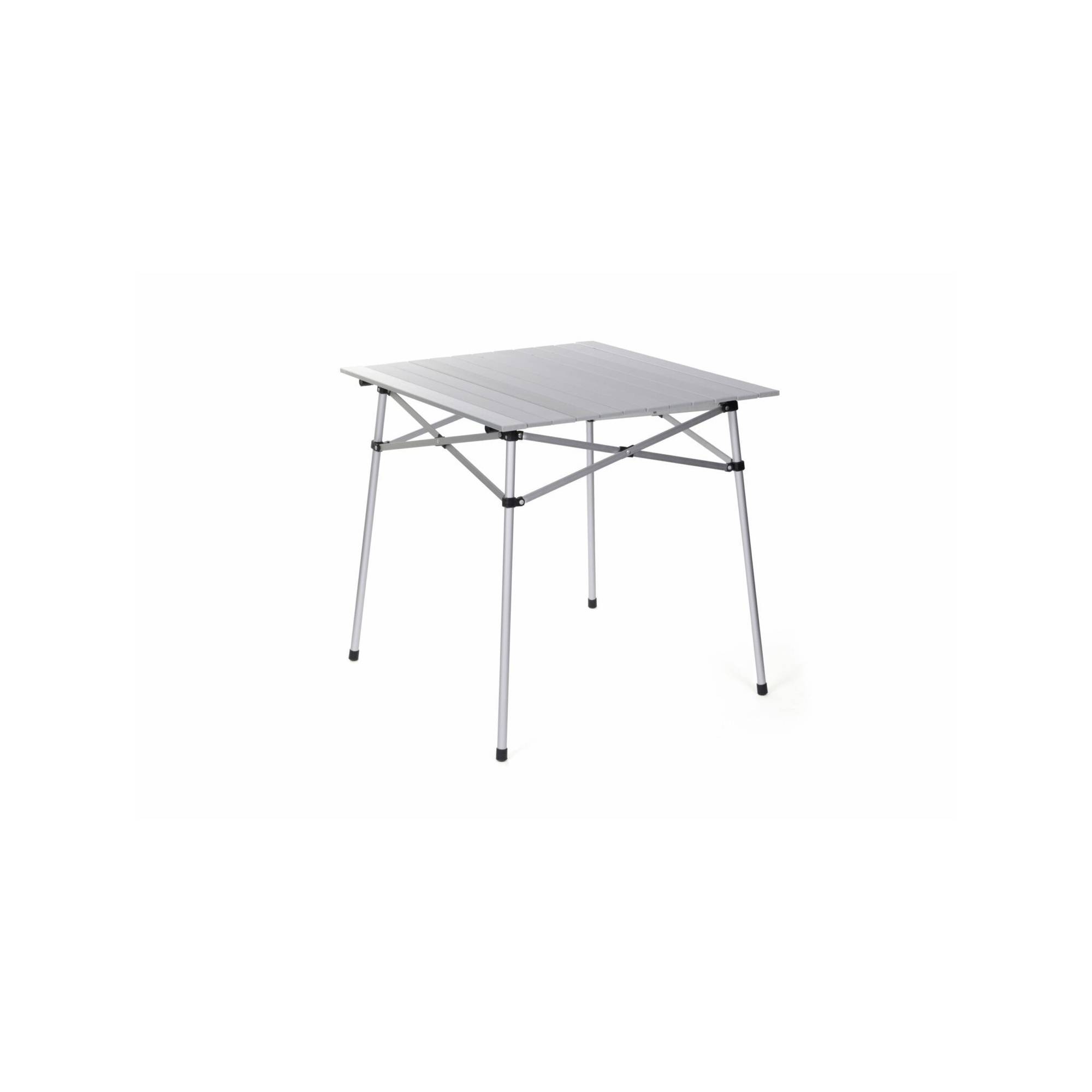 Table à lattes de camping - O'Camp - Housse de transport inclus - Dimensions : 70 x 70  x 70 cm - Image 1