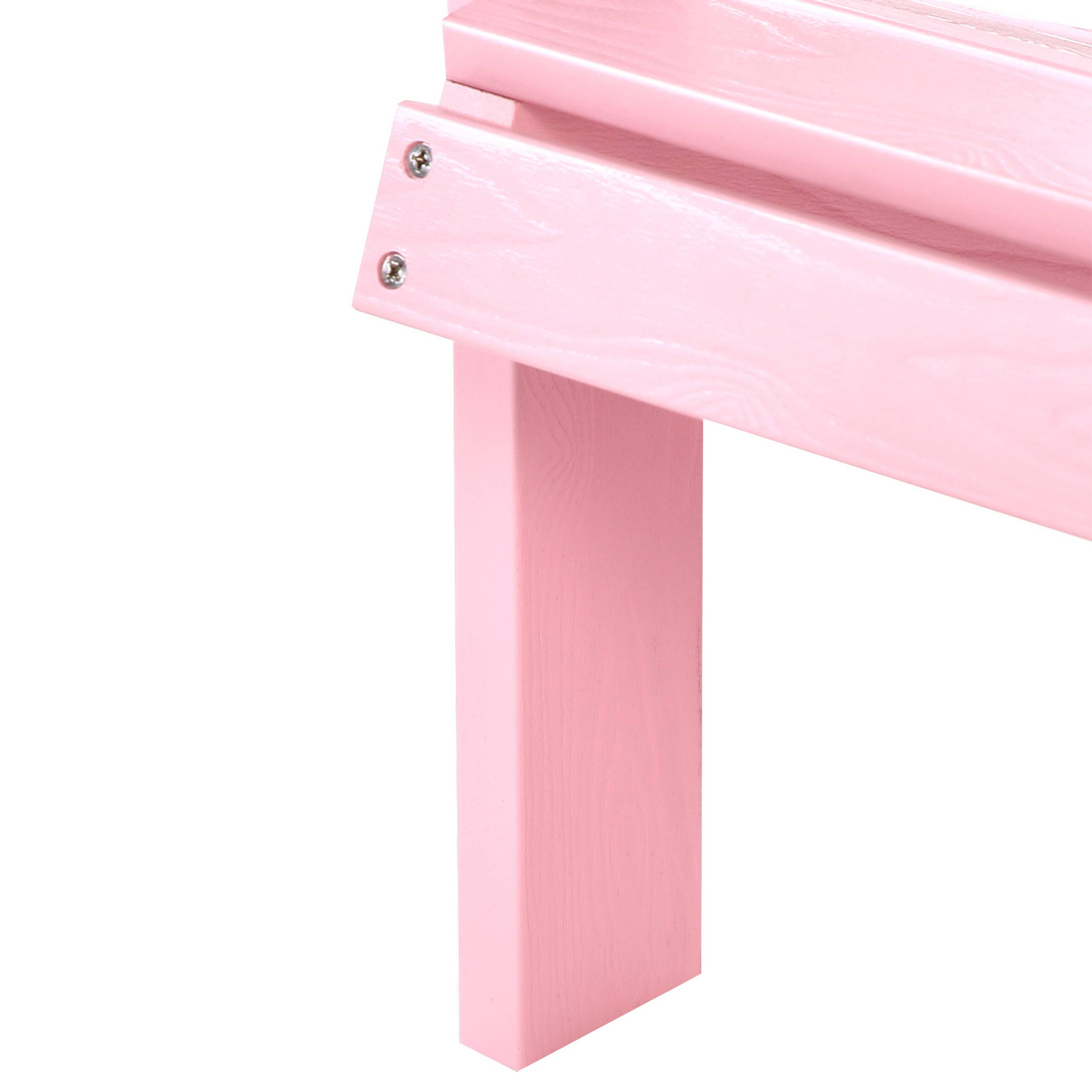 Chaise pour enfant Bois synthétique Rose pastel ADIRONDACK - Beliani - Image 6