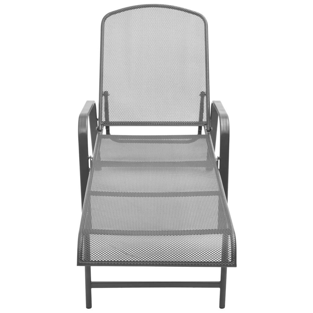 ComfortXL - Lot 2 Transats Acier Gris avec Table Pliante – ComfortXL Outdoor Living - Image 4