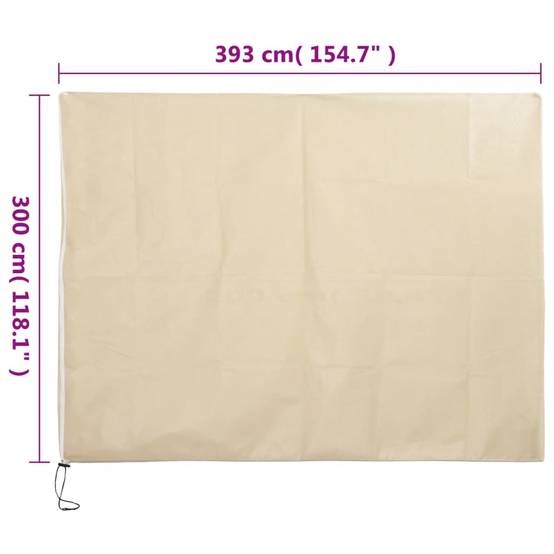 PANGIVO - Housse de protection plantes polypropylène beige 393 x 393 x 300 cm - PANGIVO - Image 9