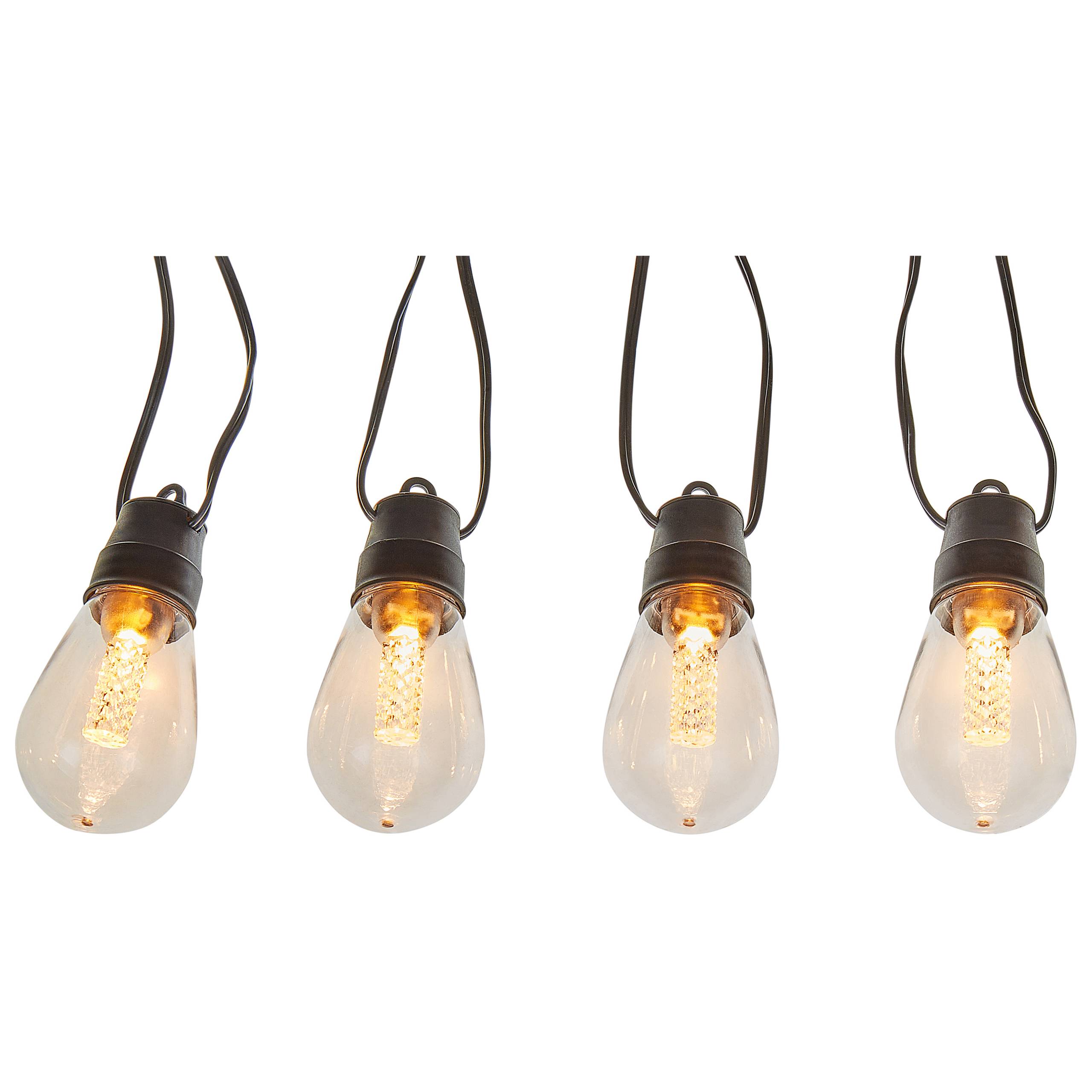 Beliani - Guirlande de Lumières LED Blanches Contrôlable et Personnalisable par Application avec Interrupteur Protégé contre Particules Solides - Image 5