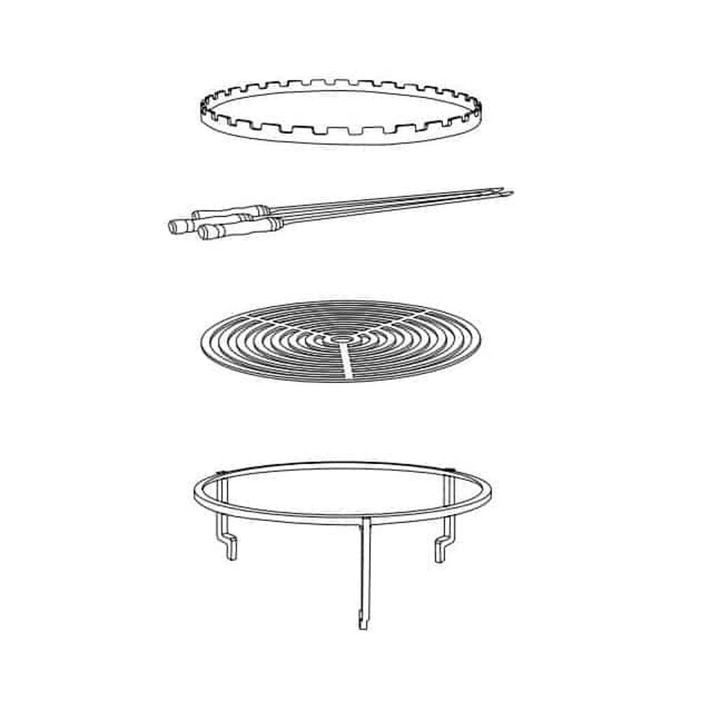Set grille et 4 accessoires OFYR 100 - Image 2