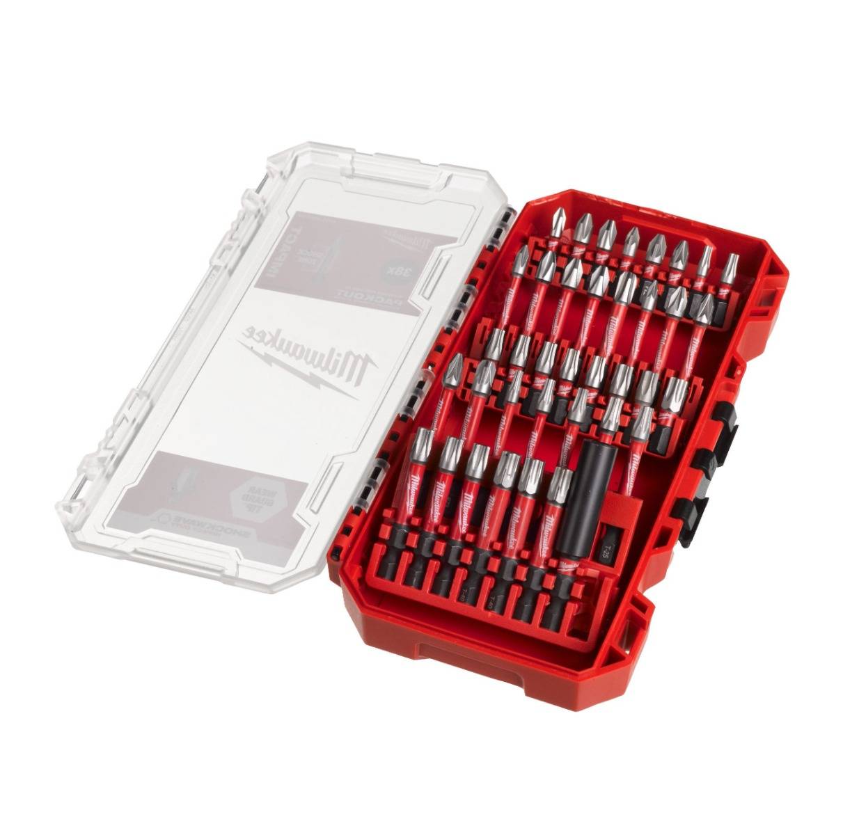Coffret 38 embouts et douilles pour visseuse à choc Shockwave - MILWAUKEE - 4932492009
