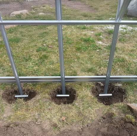 Serre KLASIKA Standard 25m2, 2,5m x 10m, 4 mm avec revêtement en polycarbonate (Avec 5 toits ouvrants automatiques) - Image 6
