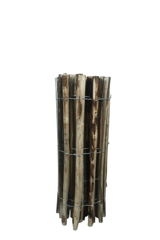 Jany France - Clôture naturelle en châtaignier – 1 x 5 m – Espacement 5-6 cm – Piquets fendus et appointés – Fabrication française