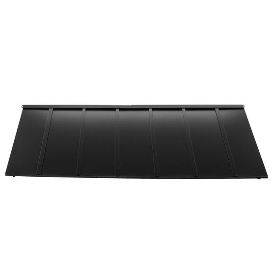 VEVOR Auvent porte entrée 203x91cm, métal, acier, protection pluie. - Image 9