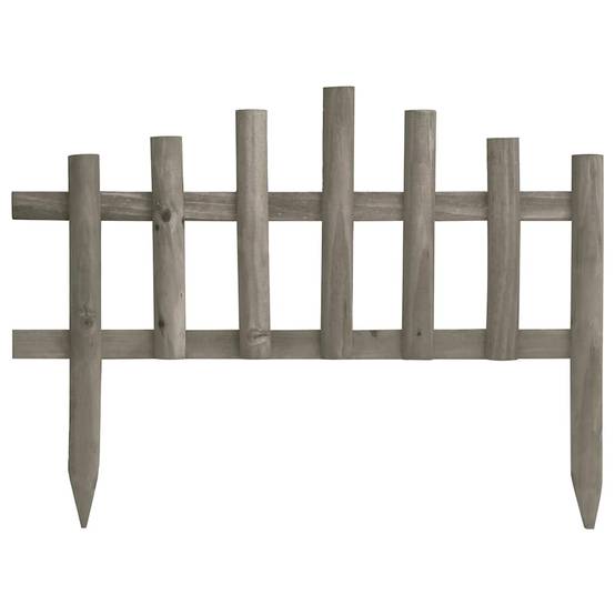 PANGIVO - Bordures de jardin bois de sapin gris 440 x 1.5 x 35 cm - PANGIVO - Image 2