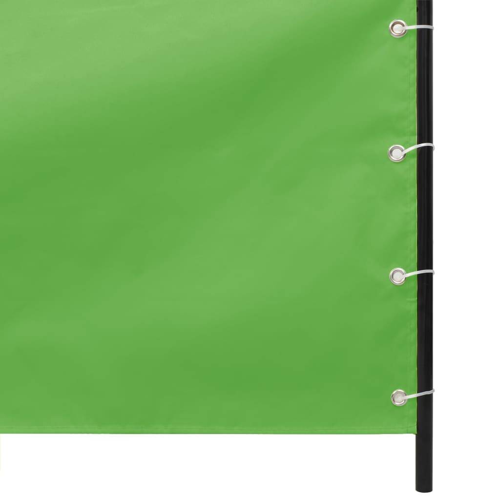 Helloshop26 - Écran de balcon brise pare vue protection confidentialité 100 x 240 cm tissu oxford vert clair - Image 3