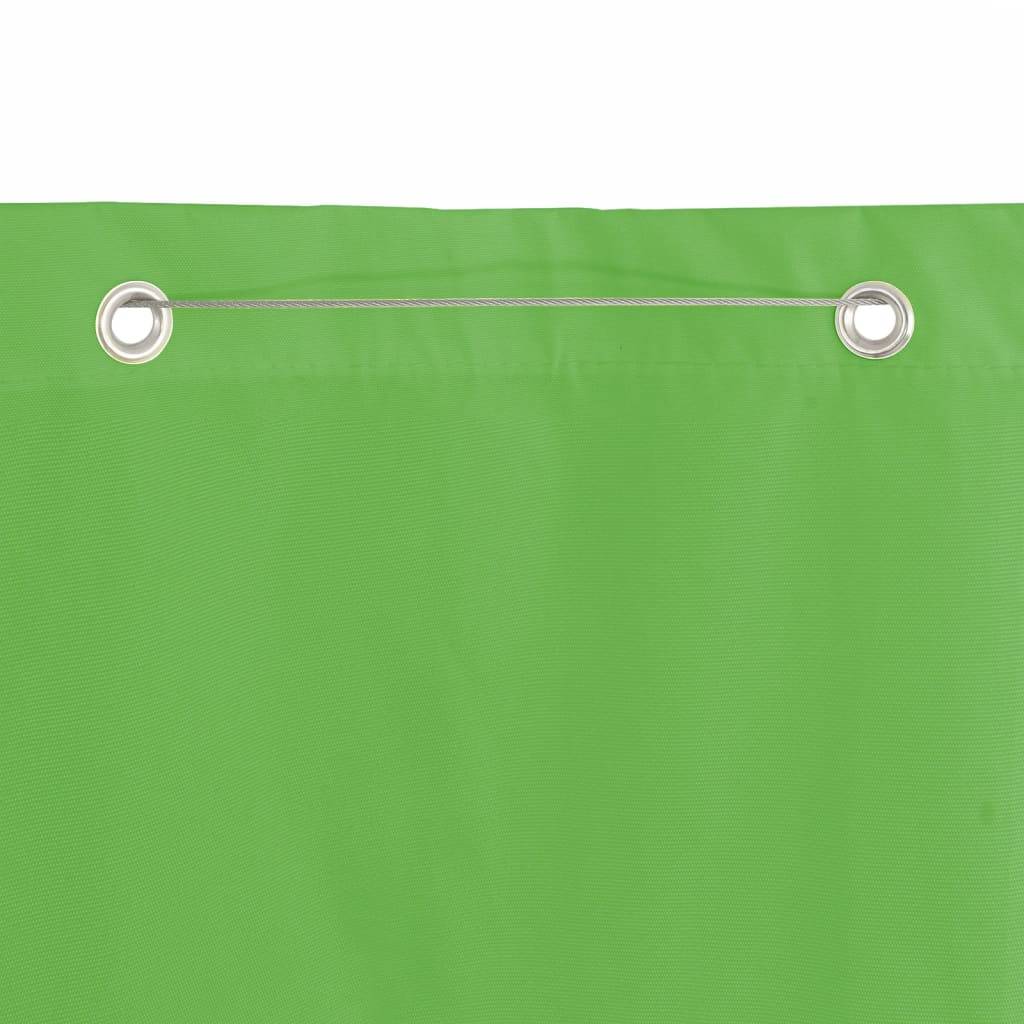 Helloshop26 - Écran de balcon brise pare vue protection confidentialité 100 x 240 cm tissu oxford vert clair - Image 4