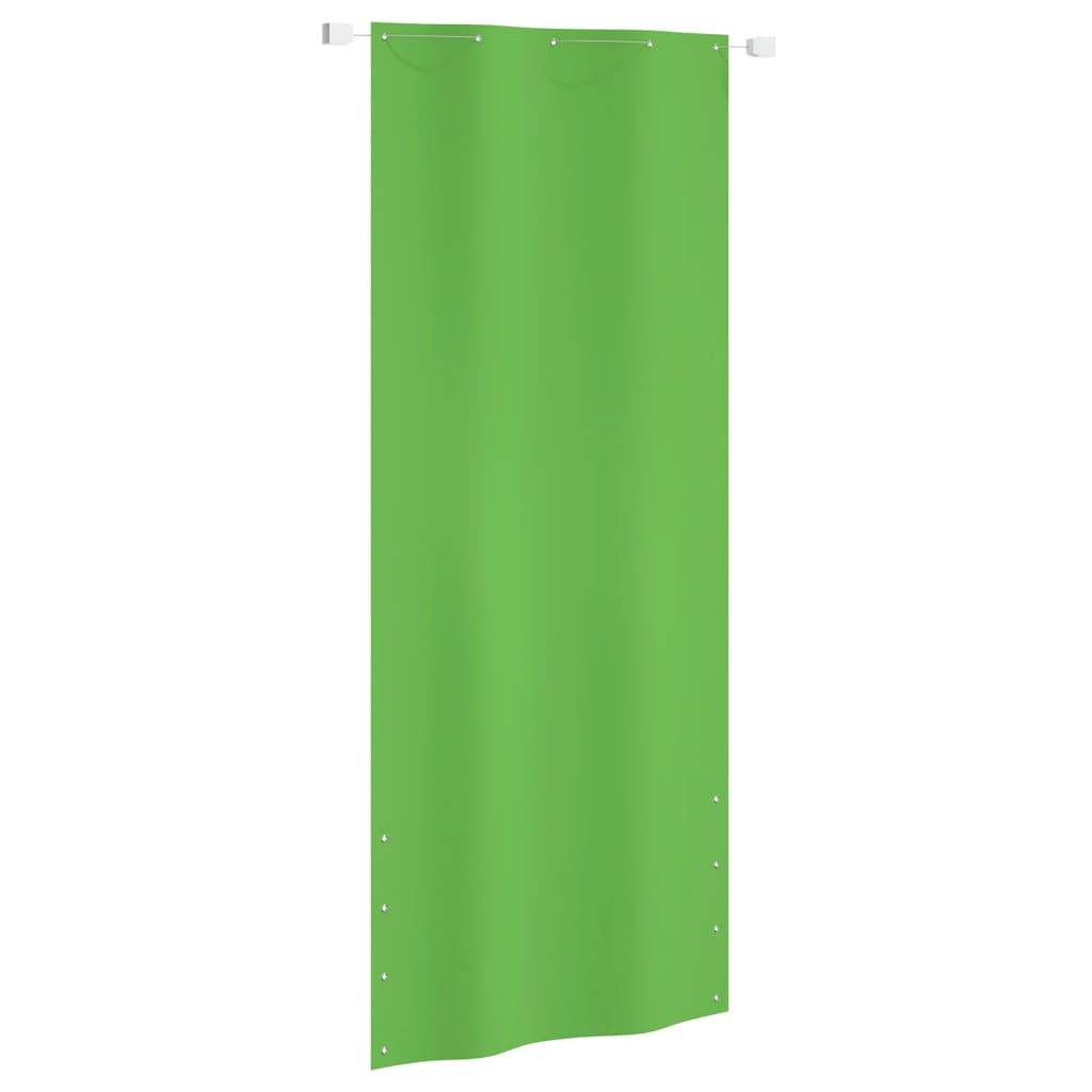 Helloshop26 - Écran de balcon brise pare vue protection confidentialité 100 x 240 cm tissu oxford vert clair - Image 1