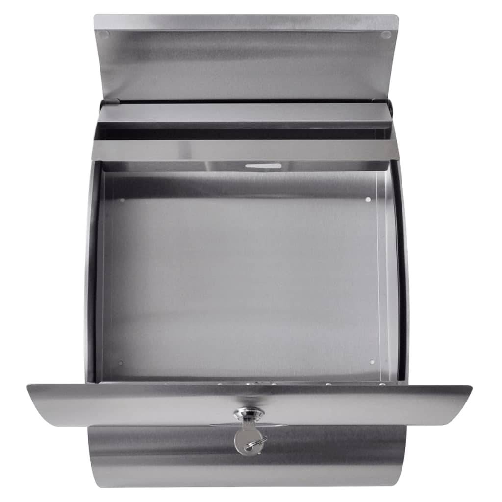 Boîte aux lettres Argent 30 X 12 cm - Prolenta Premium - Image 3