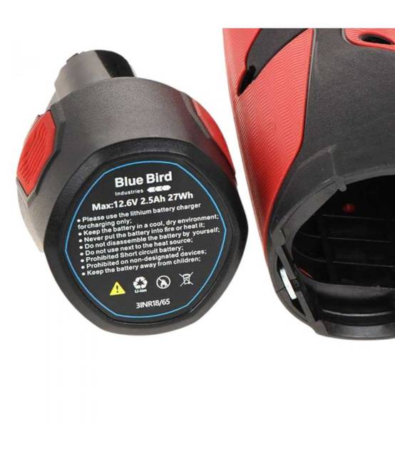 Bluebird - Scie électrique 100mm avec 2 batteries 12,6 V 2,5 Ah - BLUEBIRD CS22-04 - Image 3