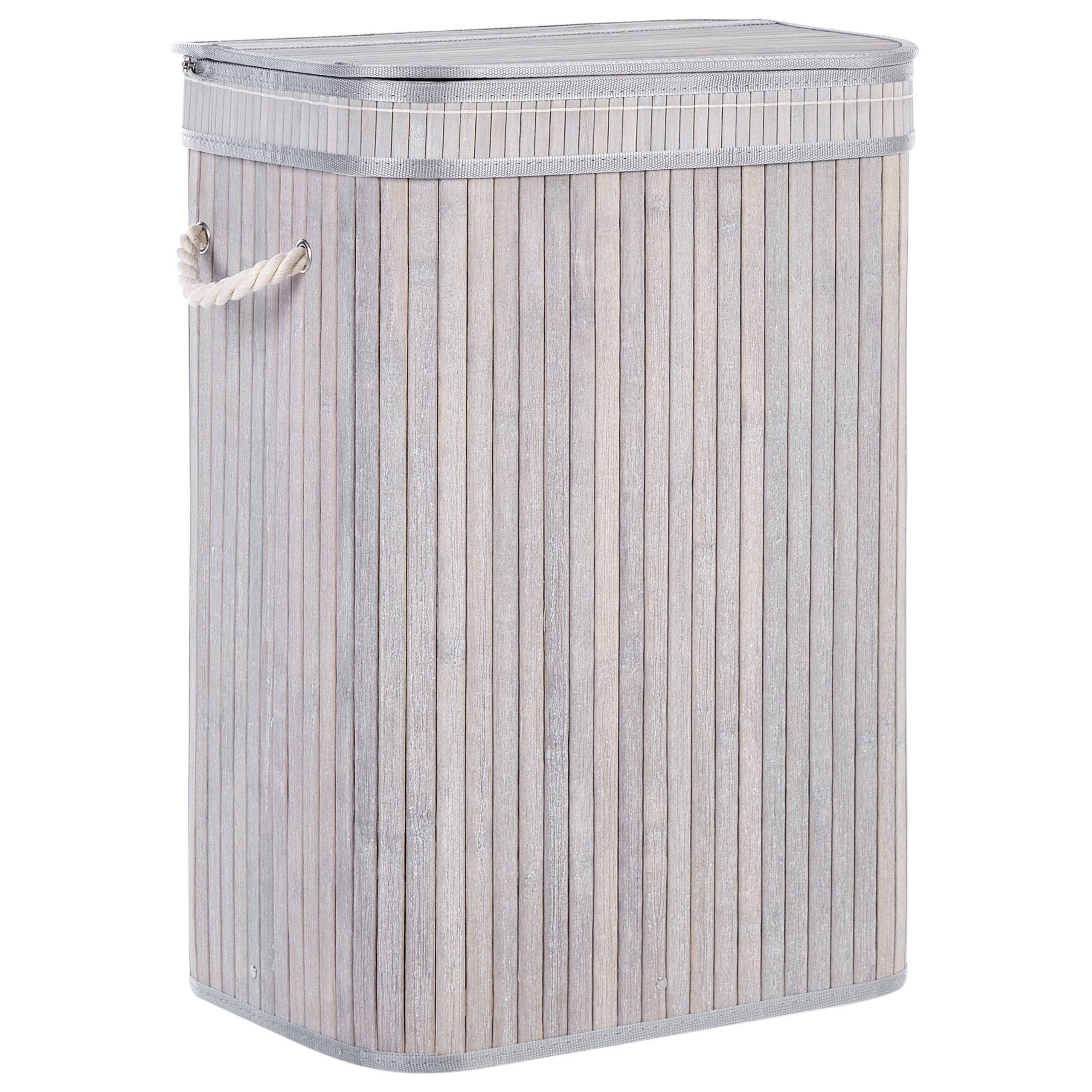Beliani - Paniers à linge Bambou Gris KALUTARA - Beliani - Image 2