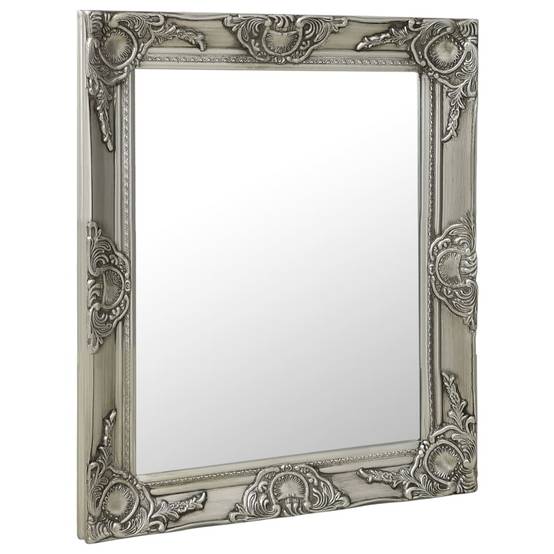 Miroir mural style baroque 50x60 cm Argenté Maison Chic - Image 2
