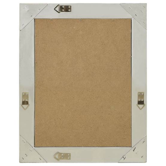Miroir mural style baroque 50x60 cm Argenté Maison Chic - Image 3
