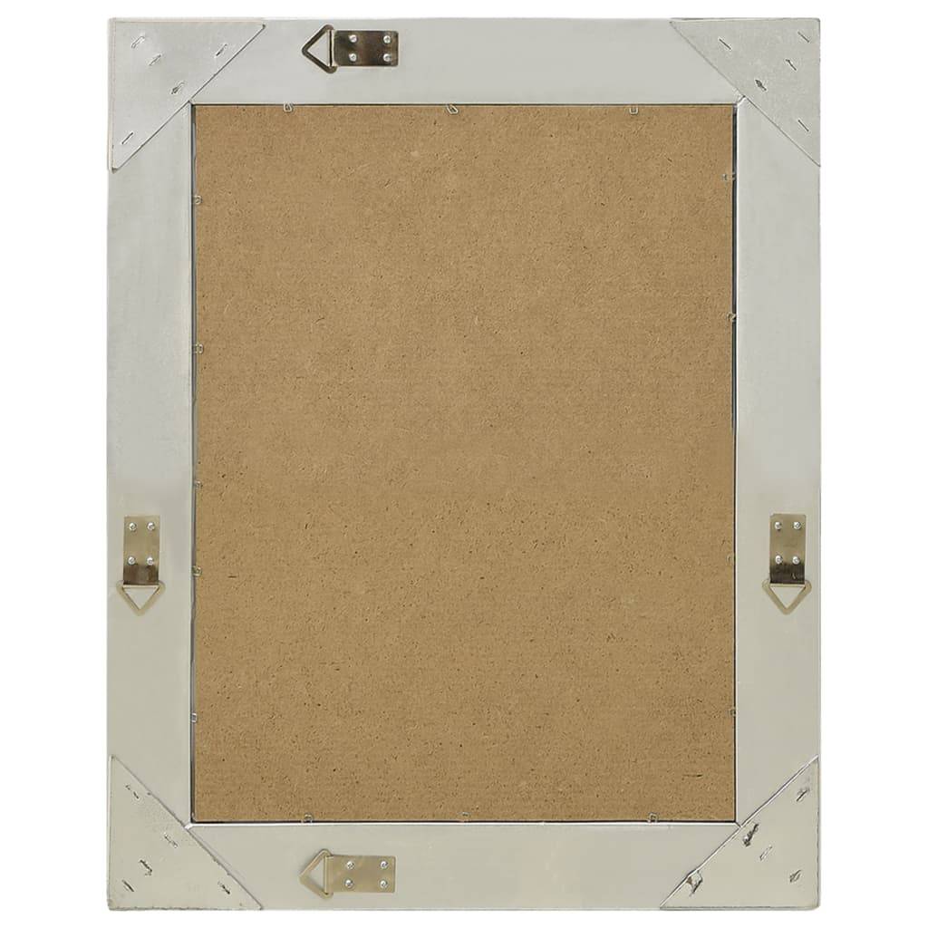 Miroir mural style baroque 50x60 cm Argenté Maison Chic - Image 3