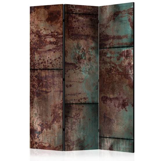 Paravent 3 Volets "Dark Metal Sheet" 135x172cm - Image 1