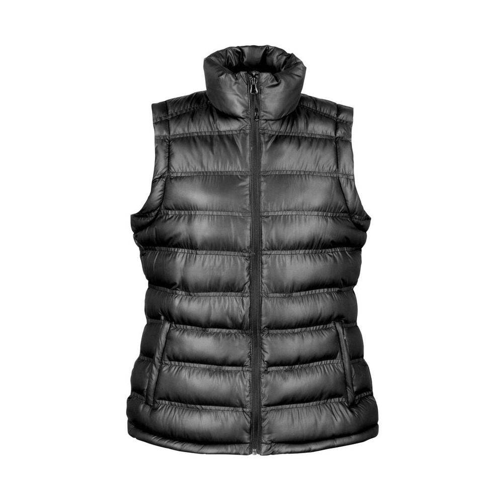 Bodywarmer matelassé protège-menton FEMME Result ICE BIRD PADDED Noir XL
