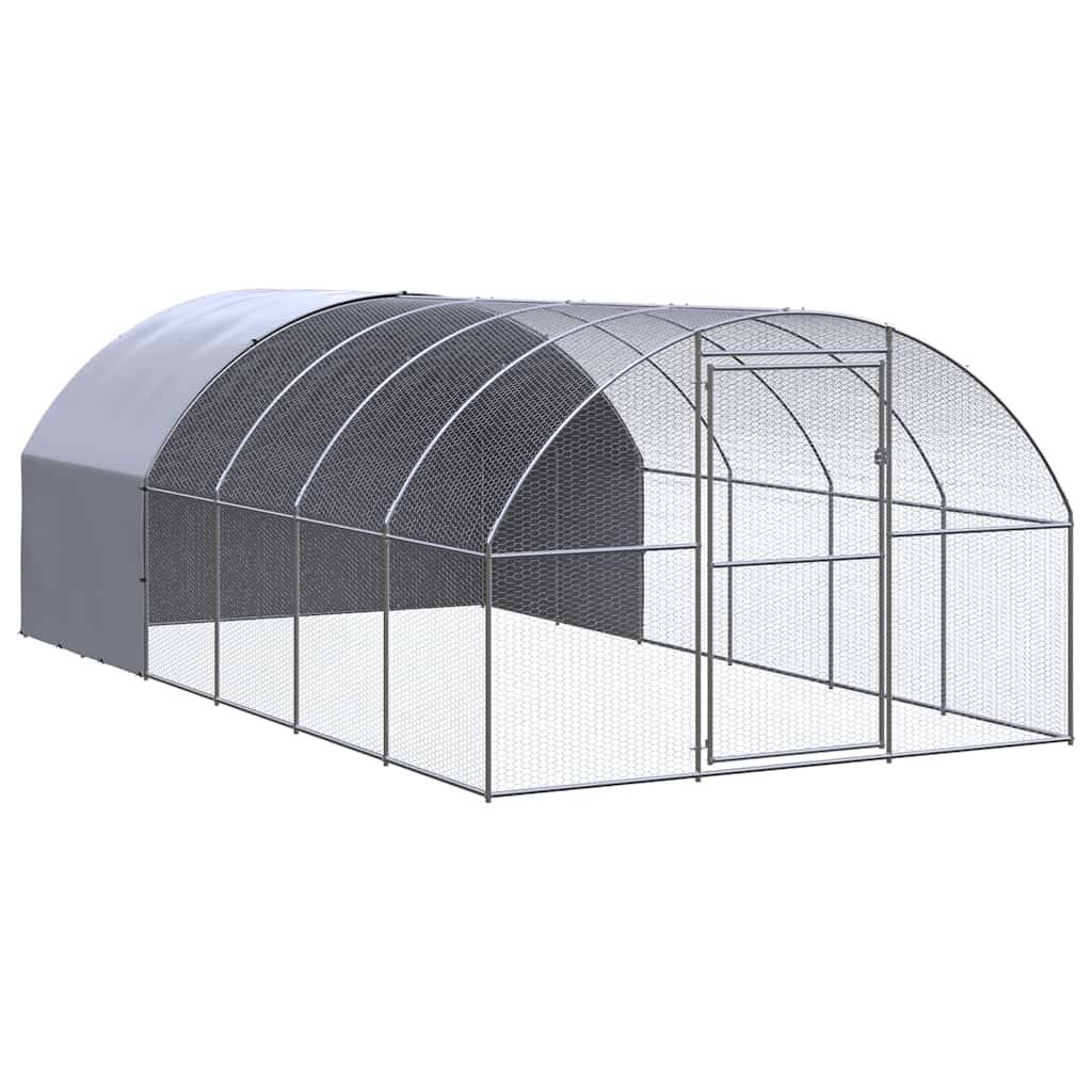 Vidaxl - Poulailler d'extérieur 3x6x2 m Acier galvanisé vidaXL 3095474