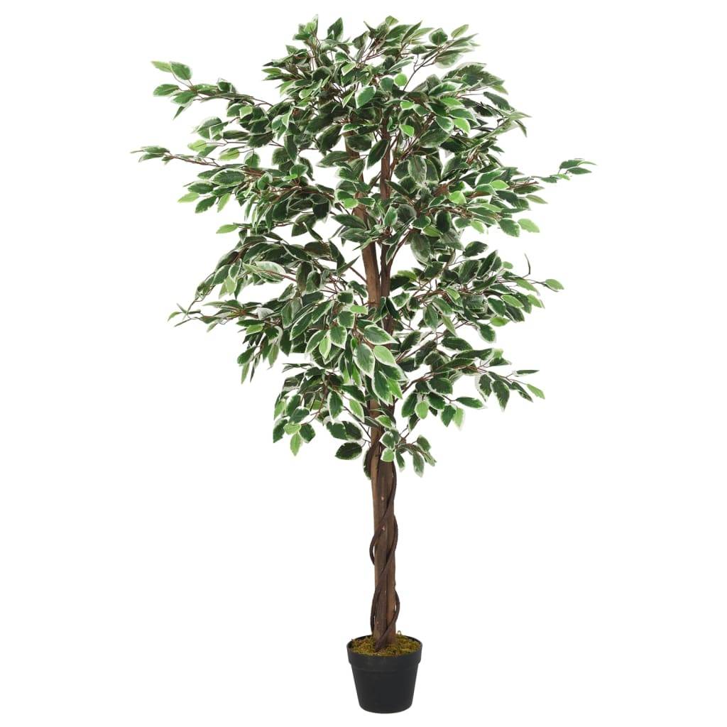 Vidaxl - Ficus artificiel 756 feuilles 150 cm vert - Image 2