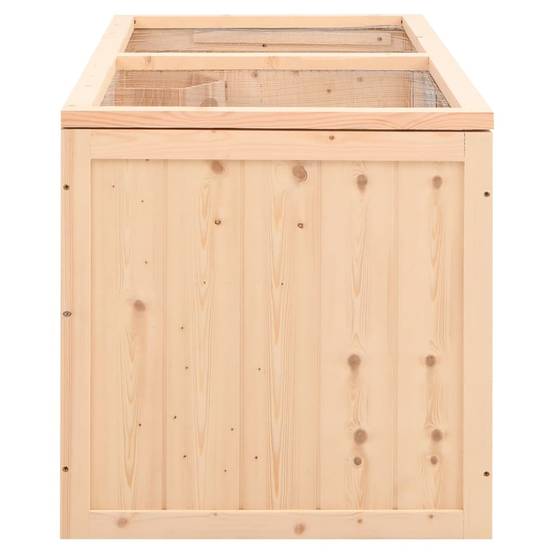 Cage à hamster - Cage pour hamsters 104x52x54 cm bois massif de sapin - Image 5
