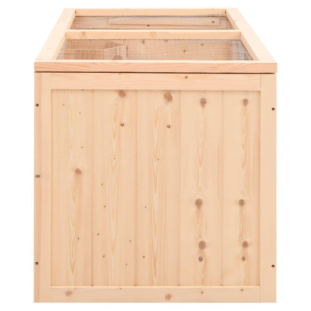 Cage à hamster - Cage pour hamsters 104x52x54 cm bois massif de sapin - Image 5