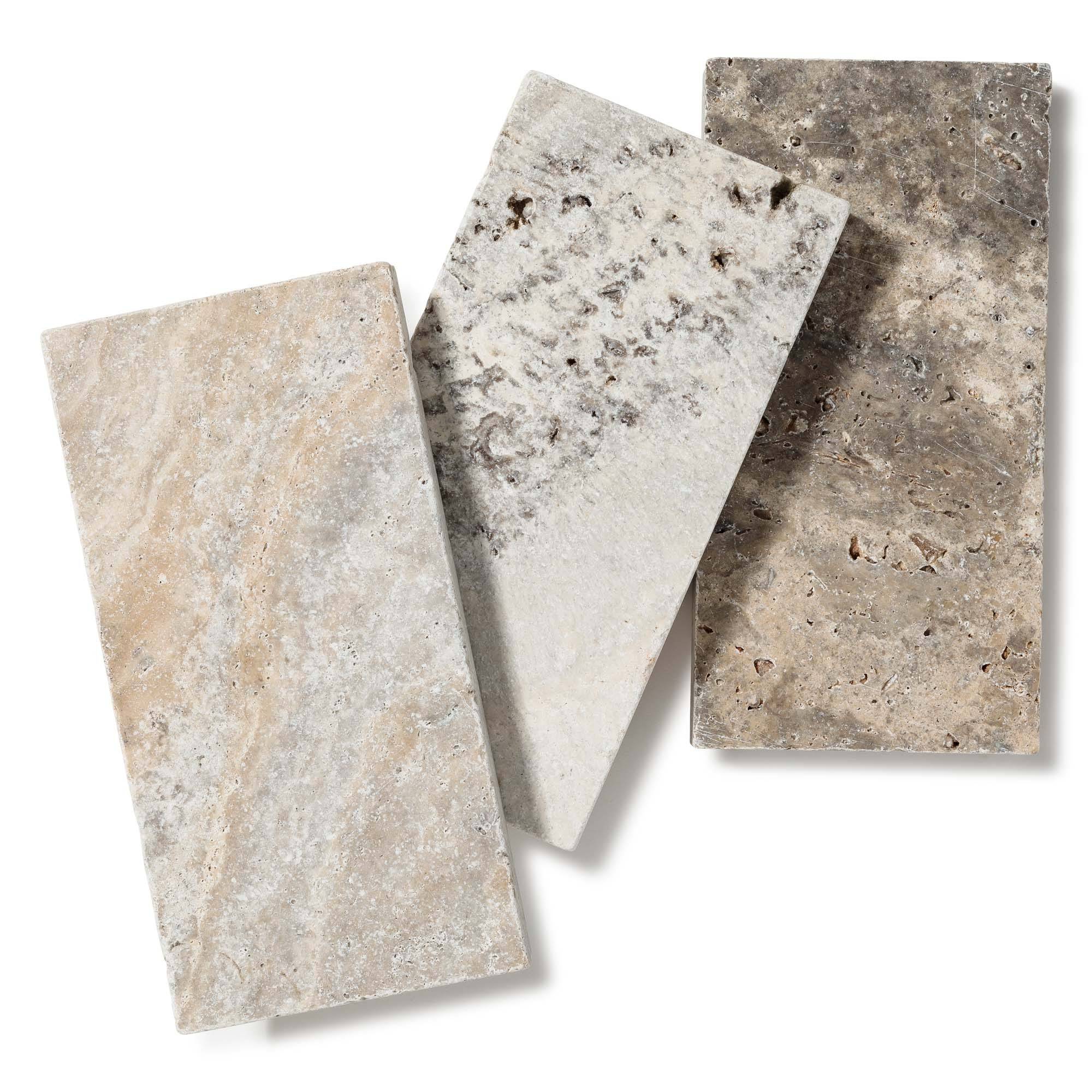 Pavé Travertin Gris Silver 30,5x15,25x3 cm (vendu au m² - 22 pavés/m²) - RO'MA NATURE - Image 5