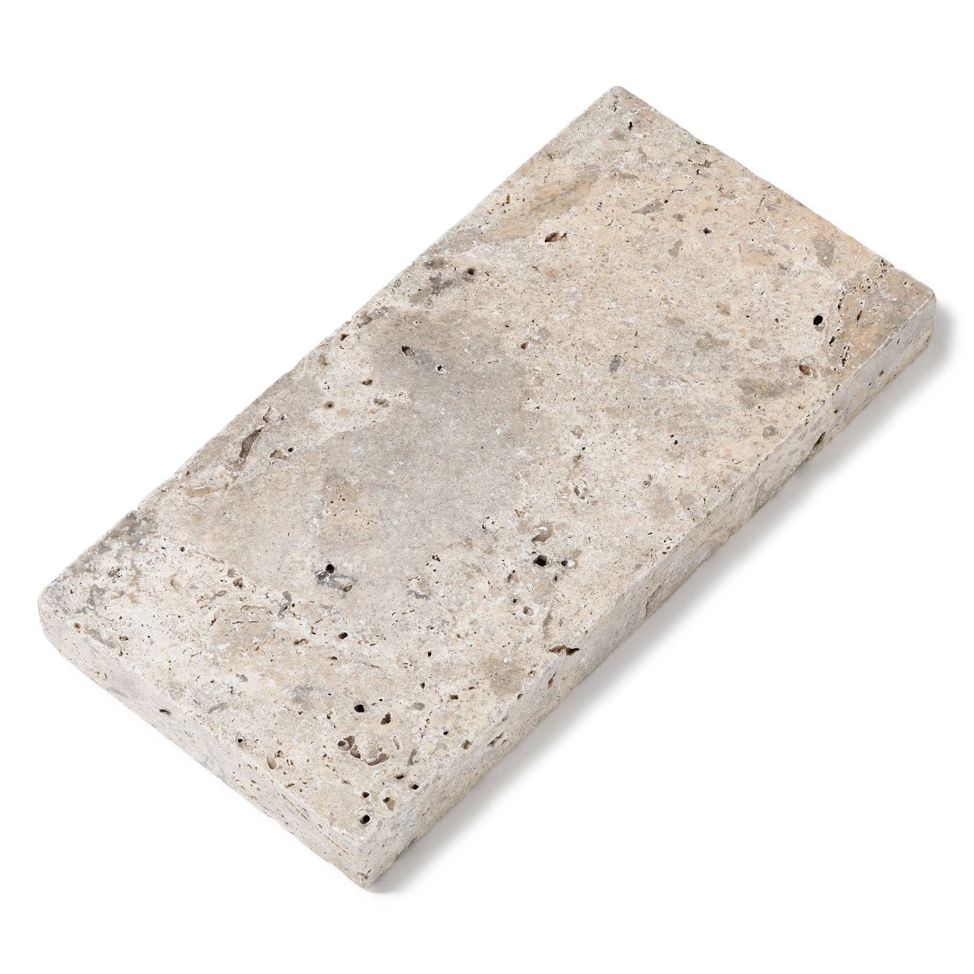 Pavé Travertin Gris Silver 30,5x15,25x3 cm (vendu au m² - 22 pavés/m²) - RO'MA NATURE - Image 6