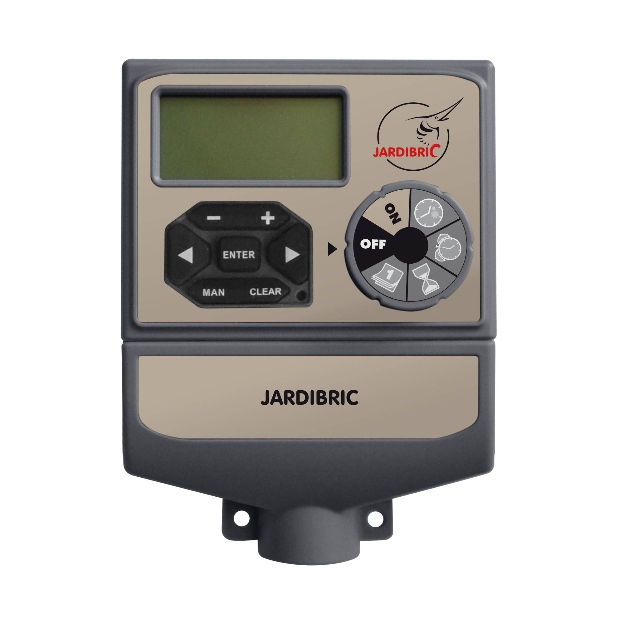 Jardibric - Jardibric - Programmateur Arrosage 9V 4 Voies - 2 Programmes Indépendants Multi-Zones Électrovanne - Image 1