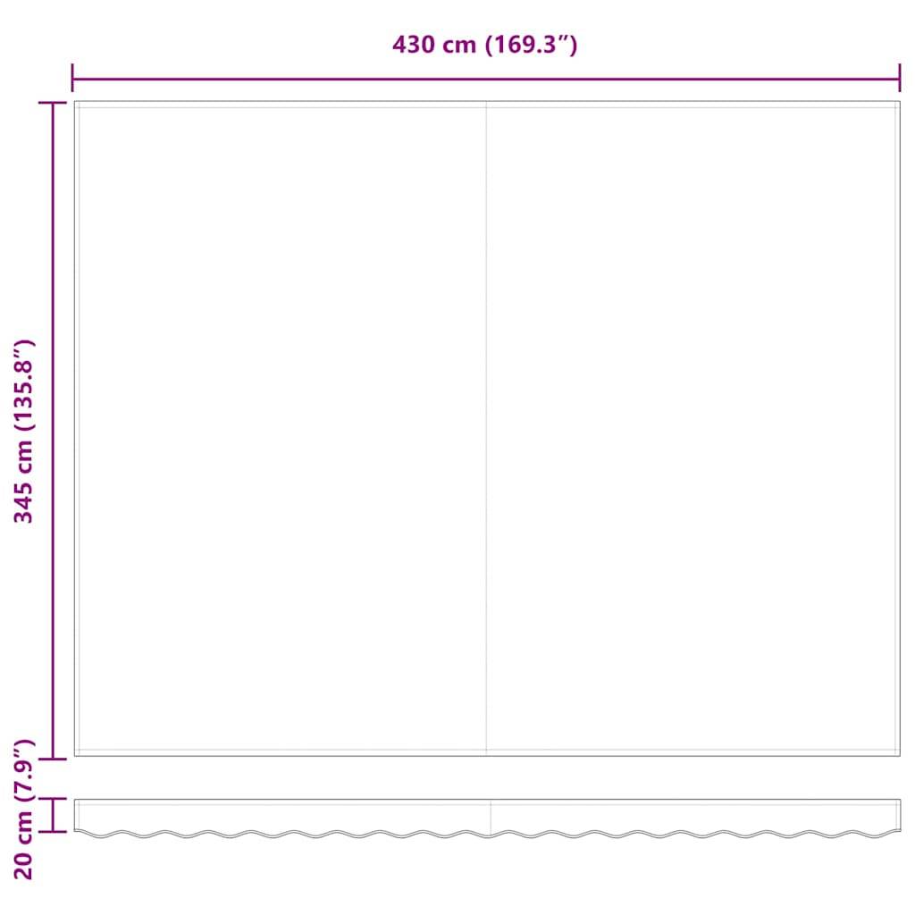 Prolenta Premium - Store banne polyester vert 430 x 345 x 20 cm - Prolenta premium p373.7 - Image 9